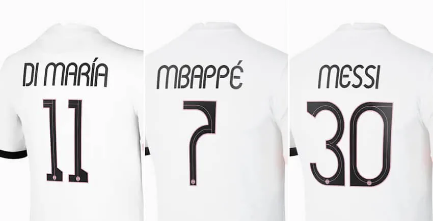 psg shirt numbers 2021/22