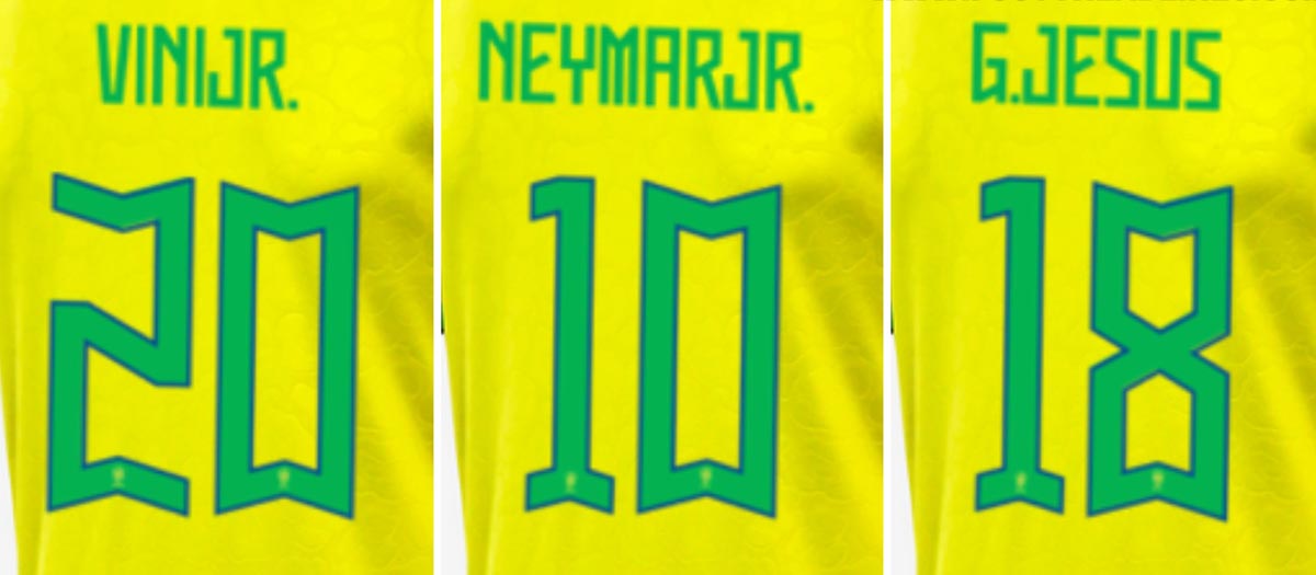 brazil 2022 world cup kit font