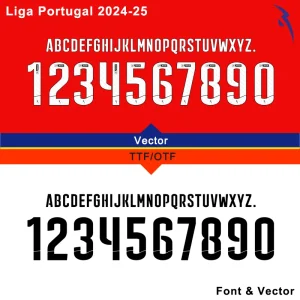 Liga Portugal 2024-25 Font Download